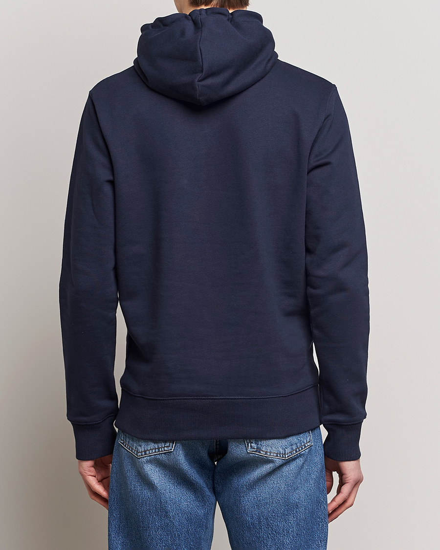 Hombres | Jerséis y prendas de punto | GANT | Sailing Hoodie Evening Blue