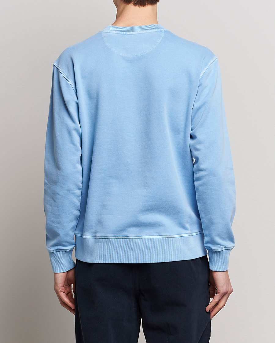 Hombres | Jerséis y prendas de punto | GANT | Sunbleached Crew Neck Sweatshirt Gentle Blue