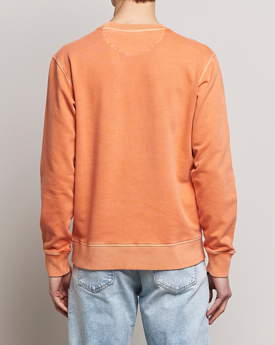 Hombres | Jerséis y prendas de punto | GANT | Sunbleached Crew Neck Sweatshirt Orange