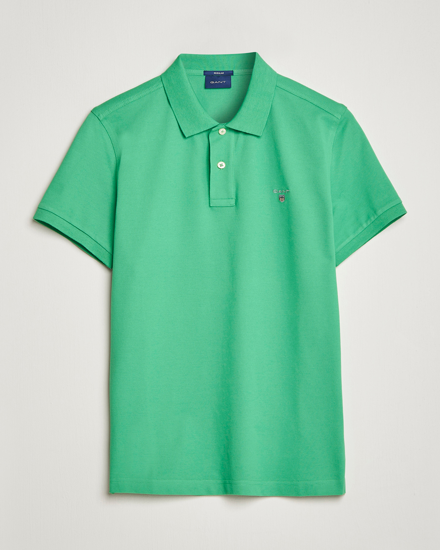 Hombres | Polos | GANT | The Original Polo Mid Green