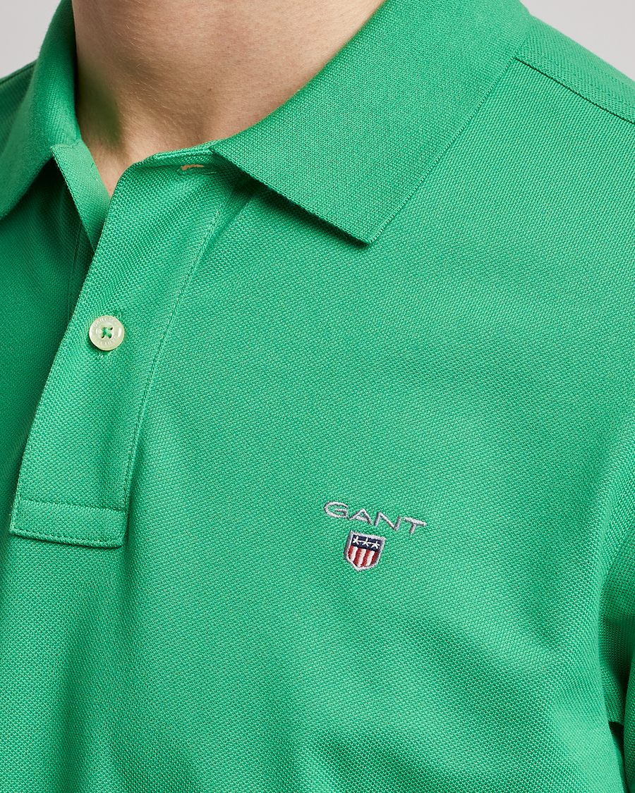 Hombres | Polos | GANT | The Original Polo Mid Green