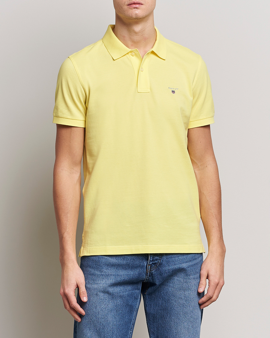 Hombres | Polos | GANT | The Original Polo Clear Yellow