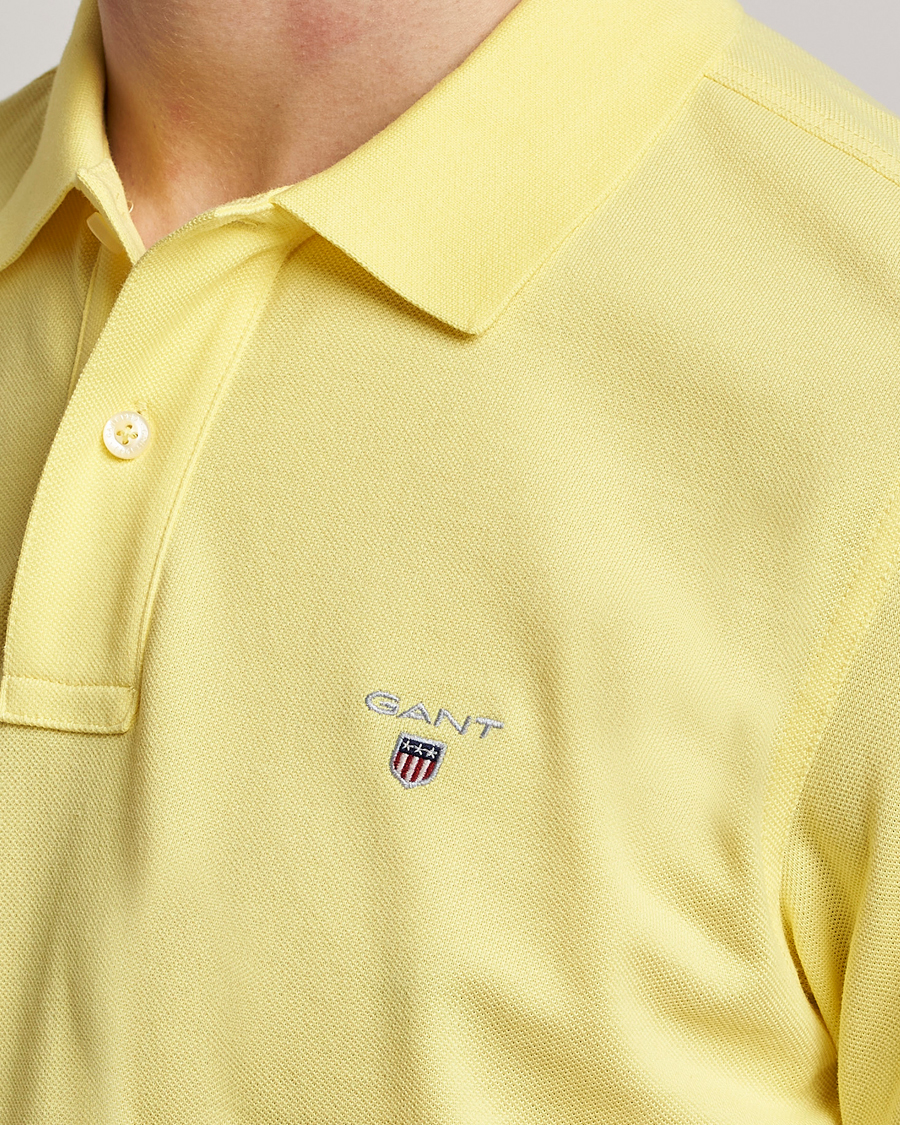 Hombres | Polos | GANT | The Original Polo Clear Yellow