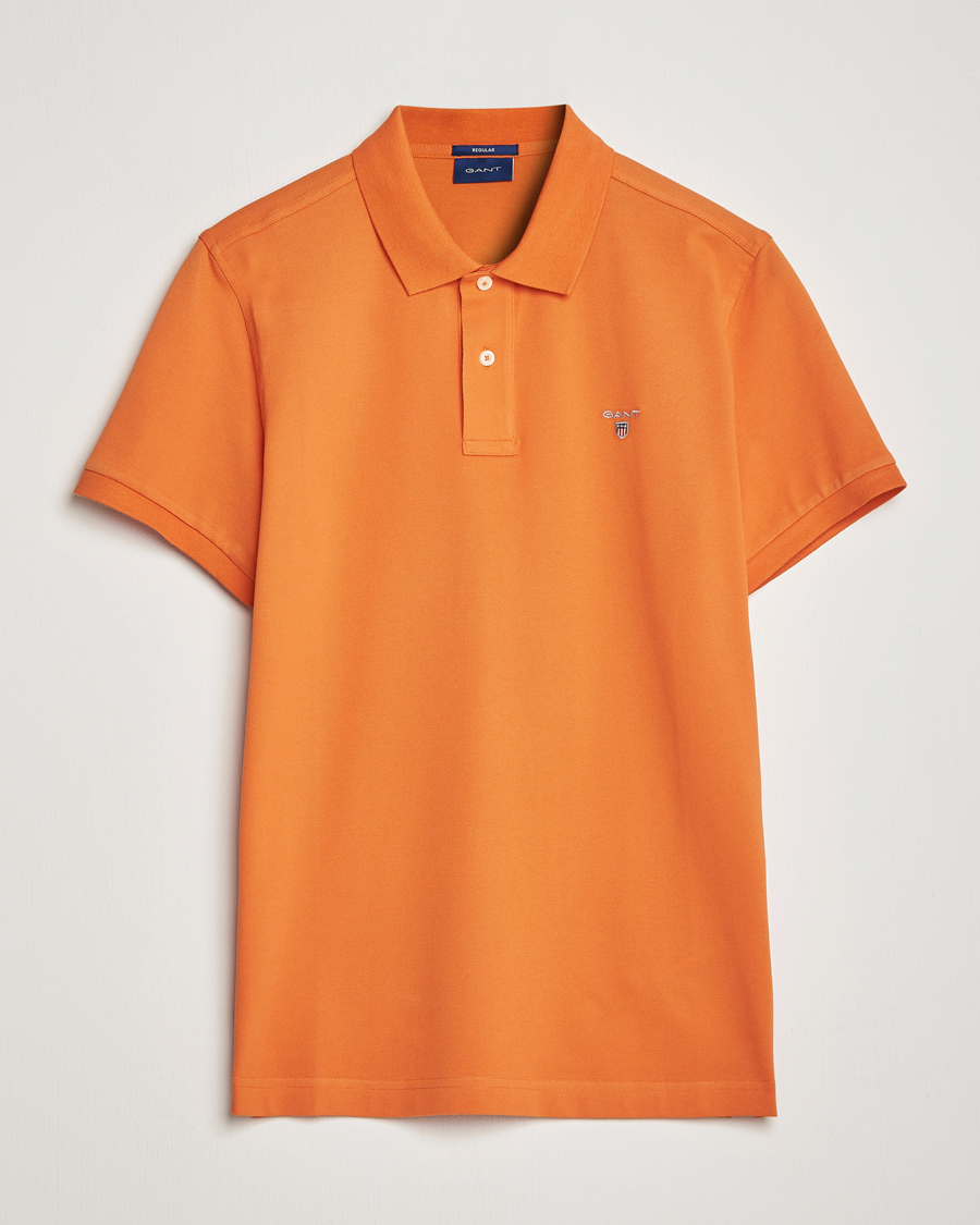 Hombres | Polos | GANT | The Original Polo Pumpkin Orange
