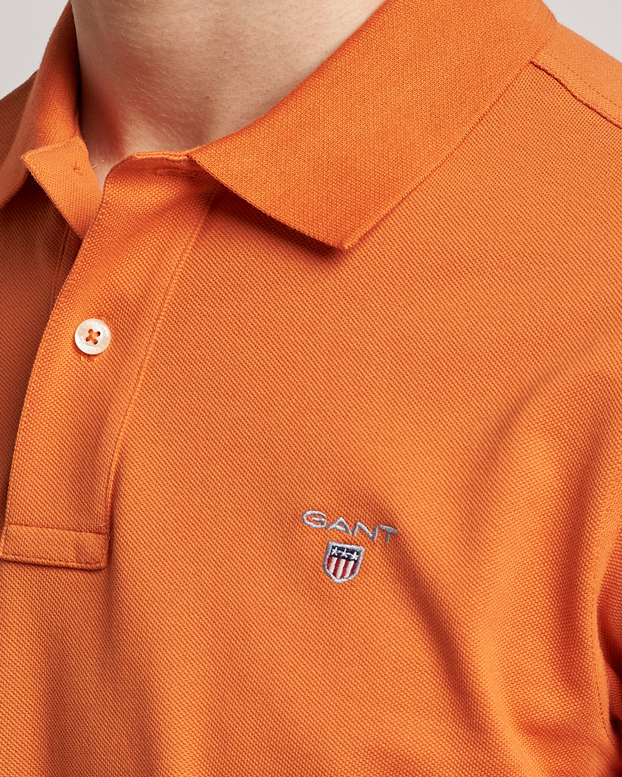 Hombres | Polos | GANT | The Original Polo Pumpkin Orange