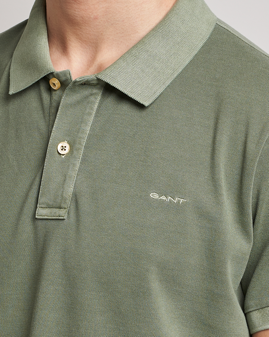 Hombres | Polos | GANT | Sunbleached Polo Calamata Green