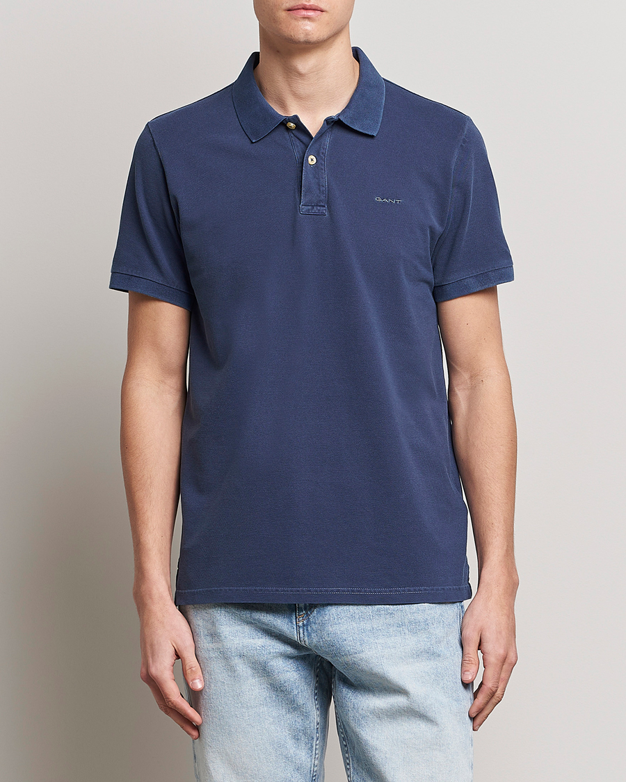 Hombres | Polos | GANT | Sunbleached Polo Persian Blue