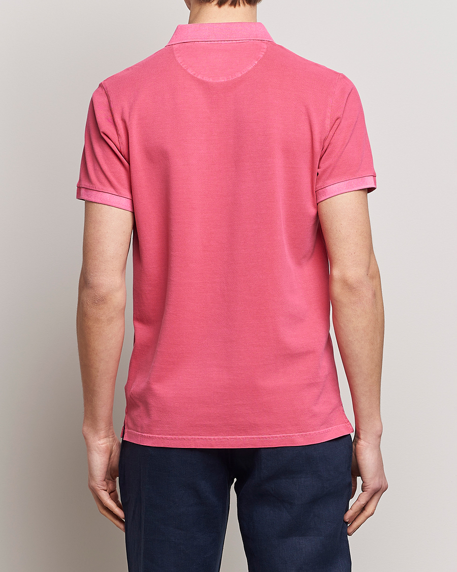 Hombres | Polos | GANT | Sunbleached Polo Magenta Pink