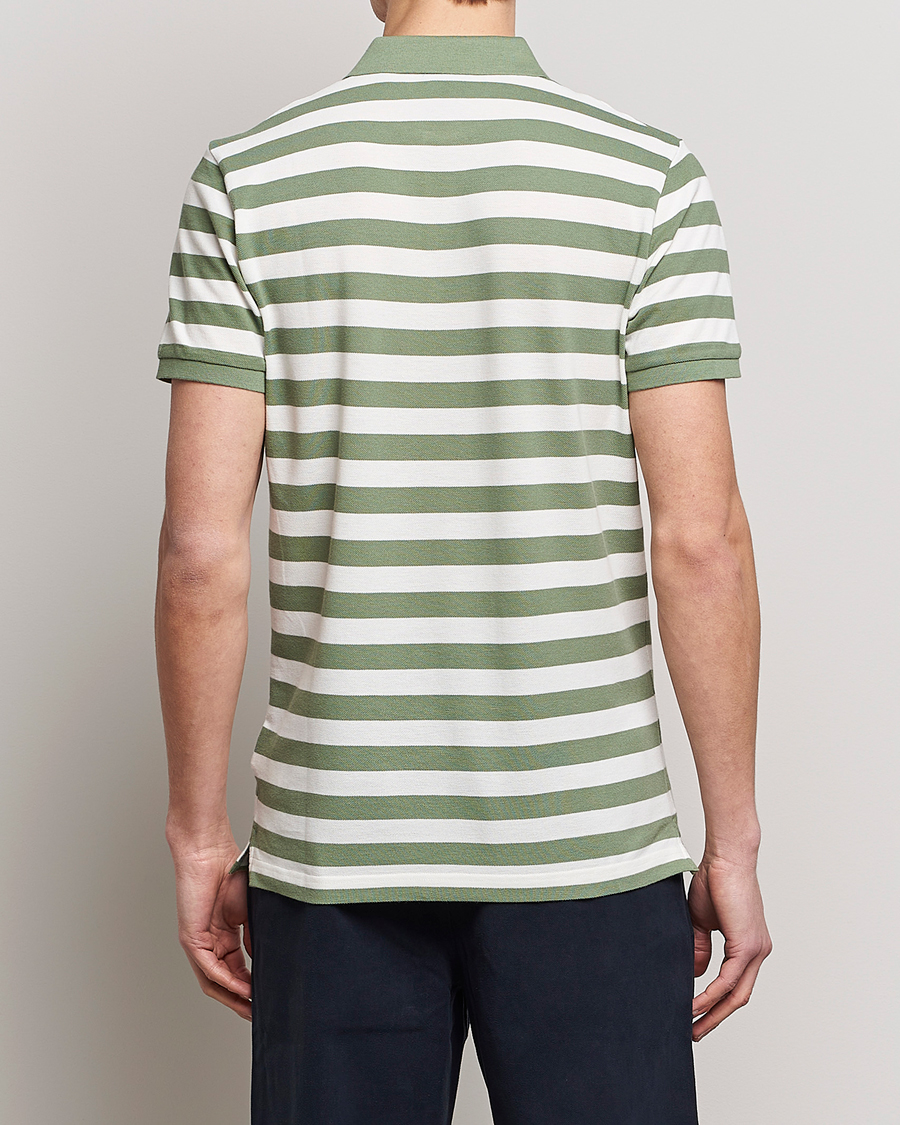 Hombres | Polos | GANT | Striped Polo Calamata Green