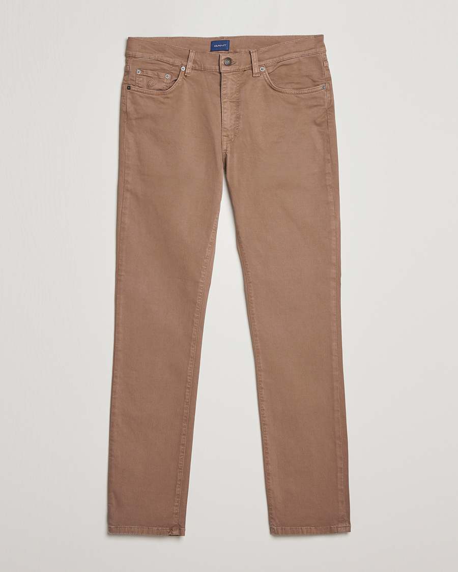 Hombres | Pantalones | GANT | Hayes Desert Jeans Desert Brown