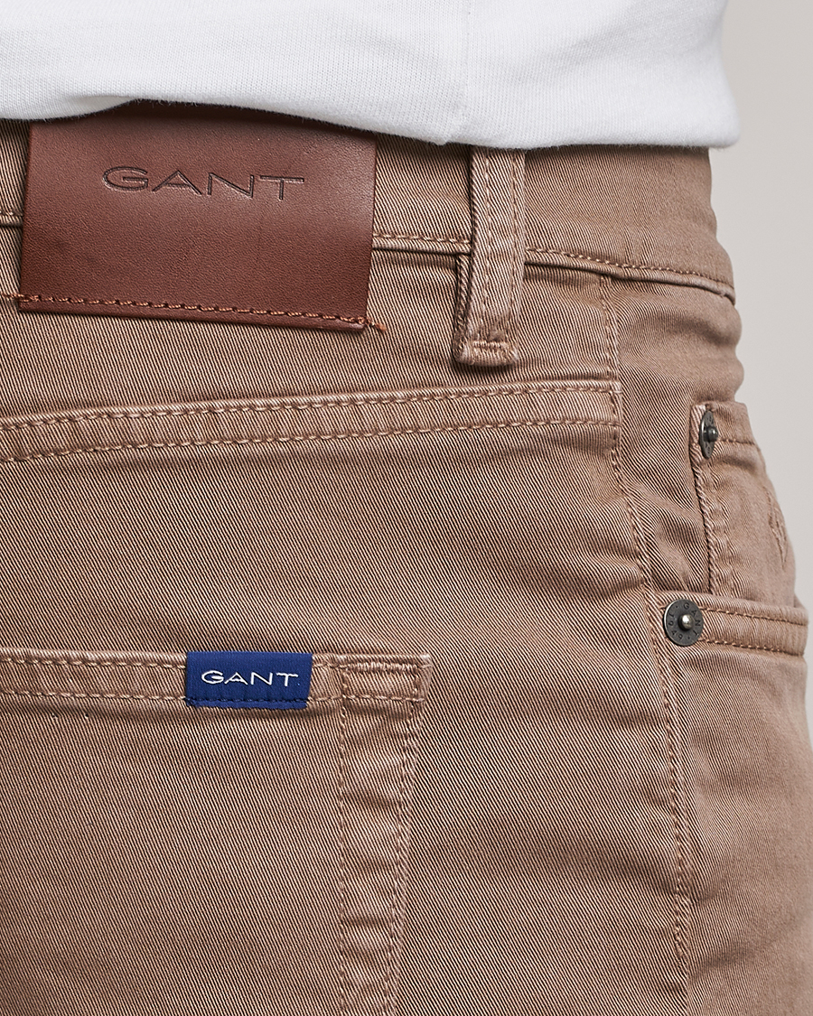 Hombres | Pantalones | GANT | Hayes Desert Jeans Desert Brown