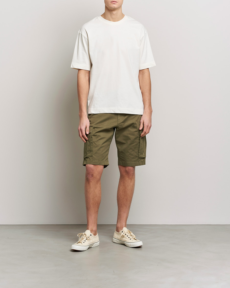 Hombres | Pantalones cortos | Gant | Relaxed Twill Cargoshorts Racing Green