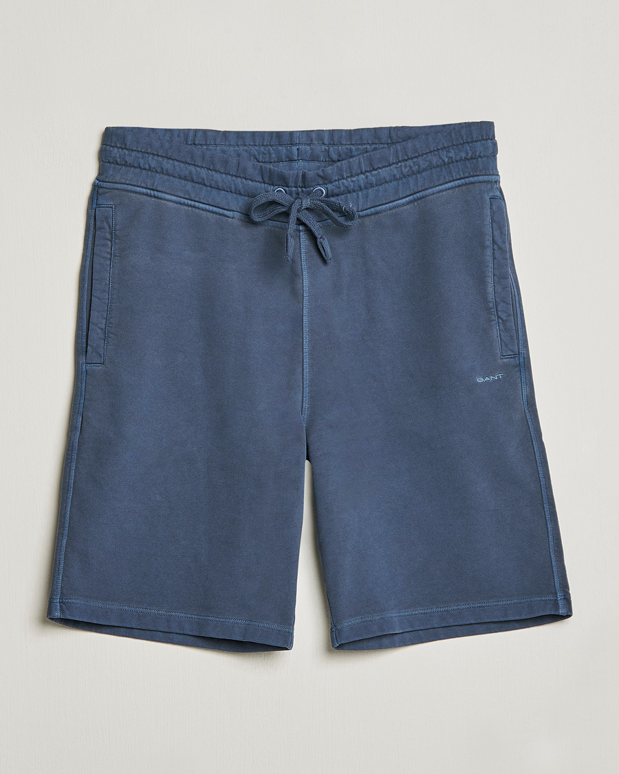 Hombres | Pantalones cortos | GANT | Sunbleached Sweatshorts Evening Blue