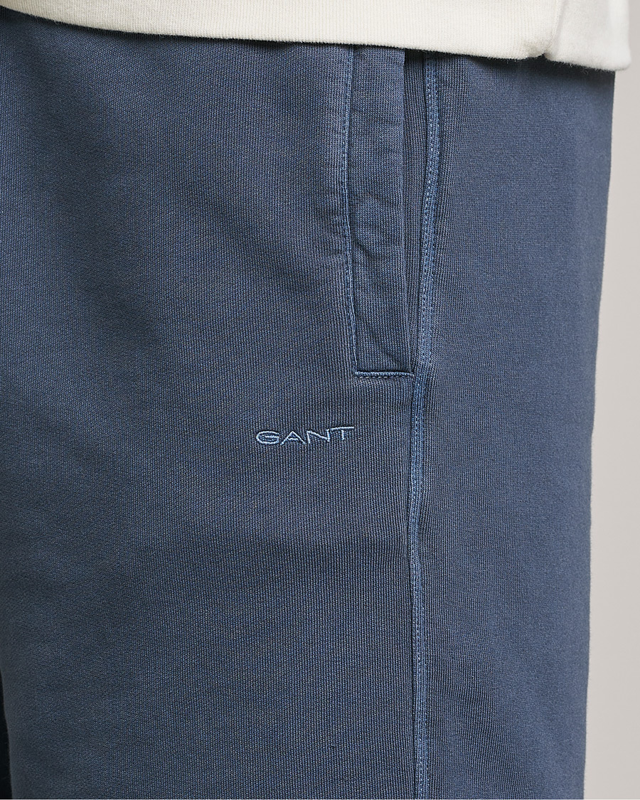 Hombres | Pantalones cortos | GANT | Sunbleached Sweatshorts Evening Blue