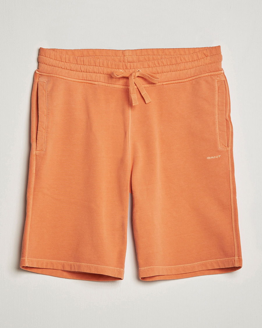 Hombres | Pantalones cortos | GANT | Sunbleached Sweatshorts Apricot Orange