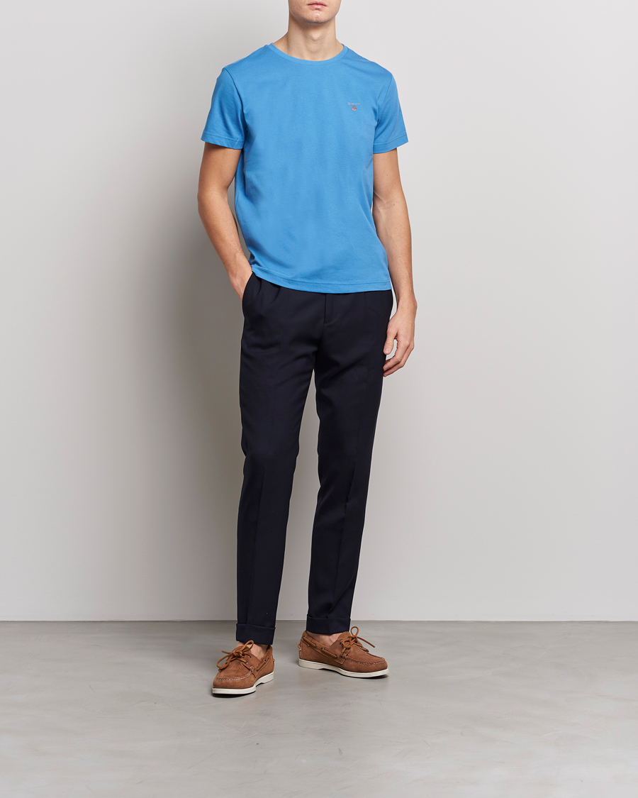 Hombres | Camisetas | GANT | The Original T-Shirt Day Blue