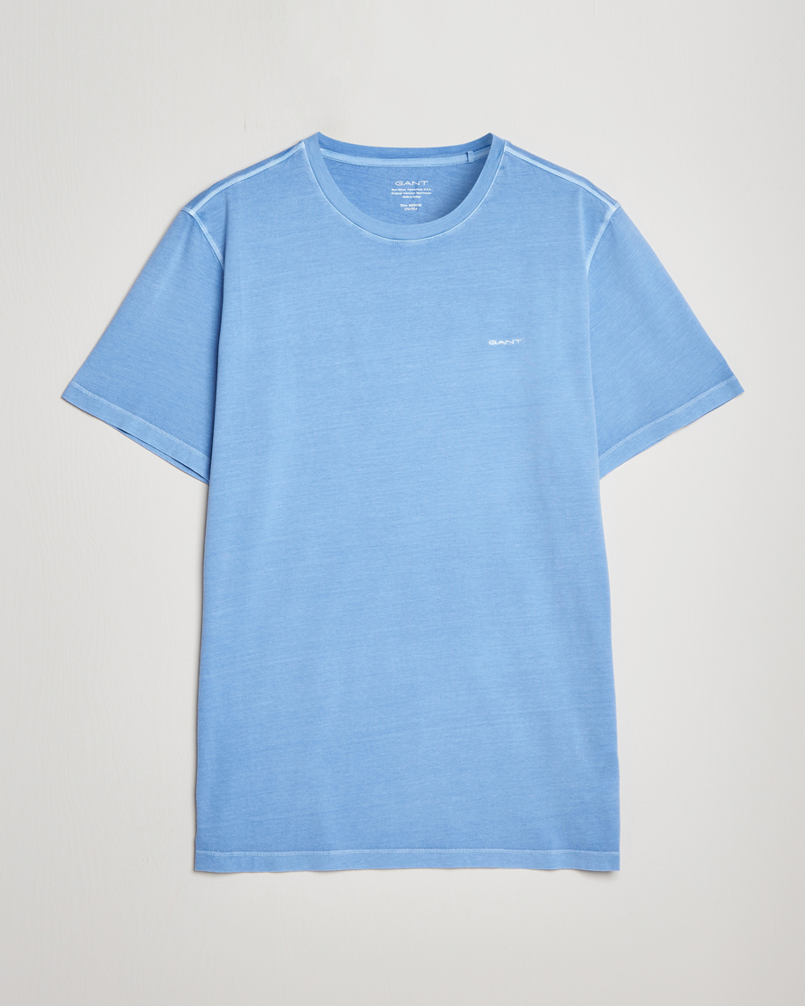Hombres | Camisetas | GANT | Sunbleached T-Shirt Gentle Blue