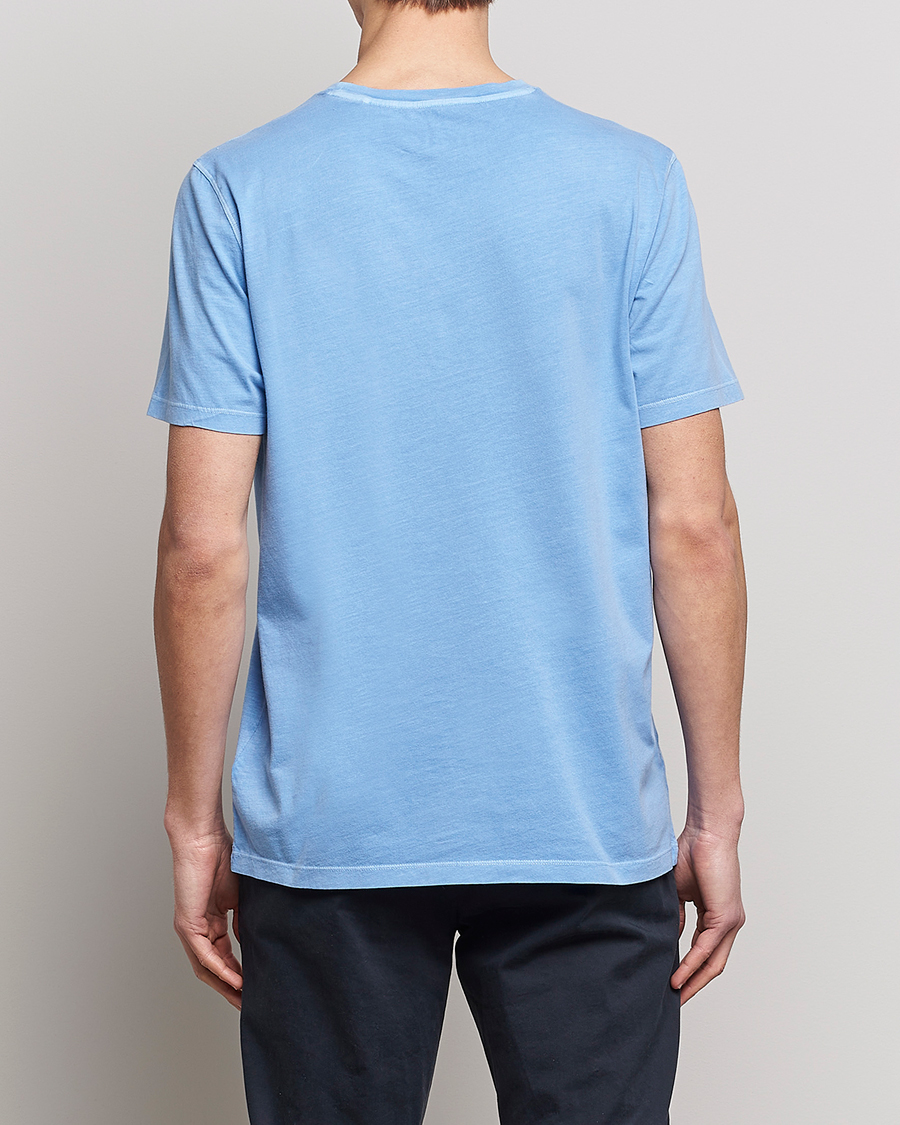 Hombres | Camisetas | GANT | Sunbleached T-Shirt Gentle Blue