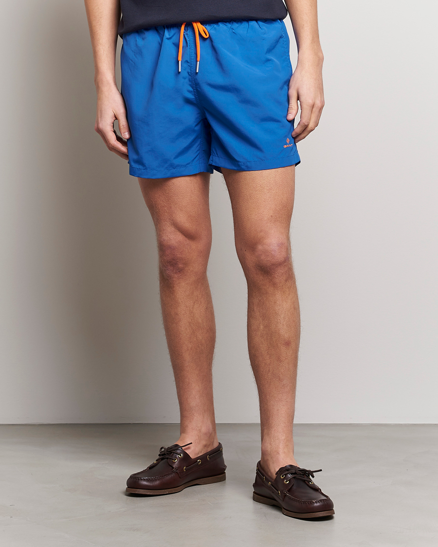 Hombres | Bañadores | Gant | Basic Swimshorts Nautical Blue