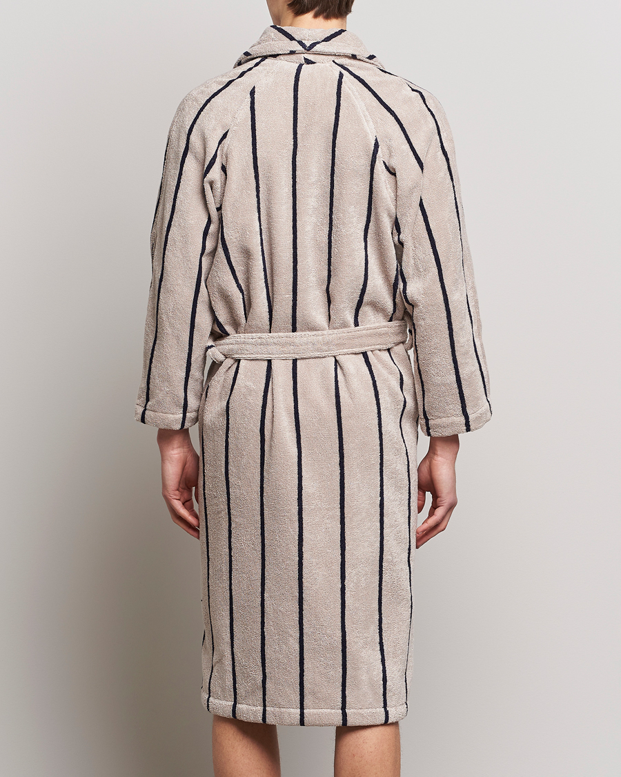 Hombres | Pijamas y batas | GANT | Striped Robe Putty