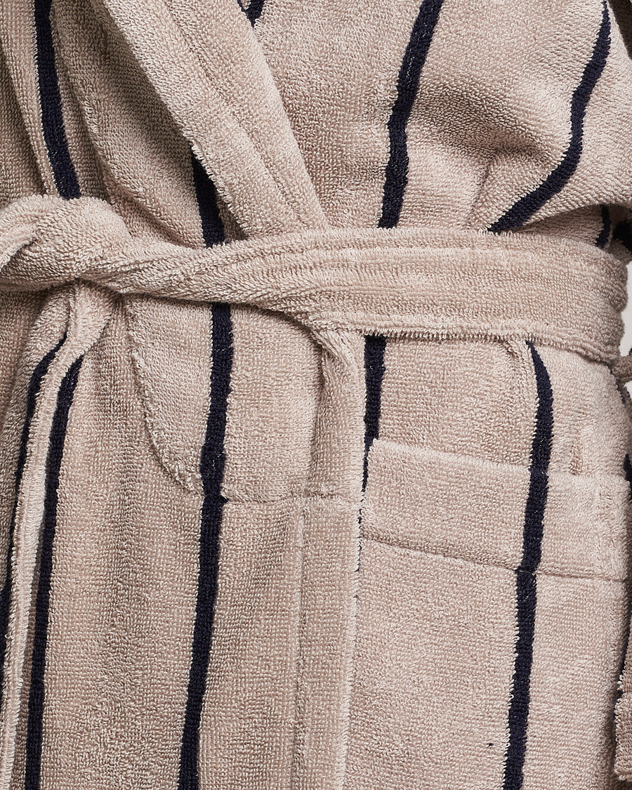 Hombres | Pijamas y batas | GANT | Striped Robe Putty