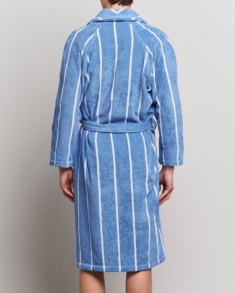 Hombres | Pijamas y batas | GANT | Striped Robe Blue Bell