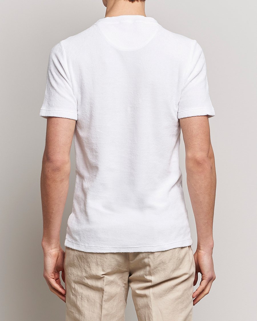 Hombres | Camisetas | Gran Sasso | Cotton Terry Tee White