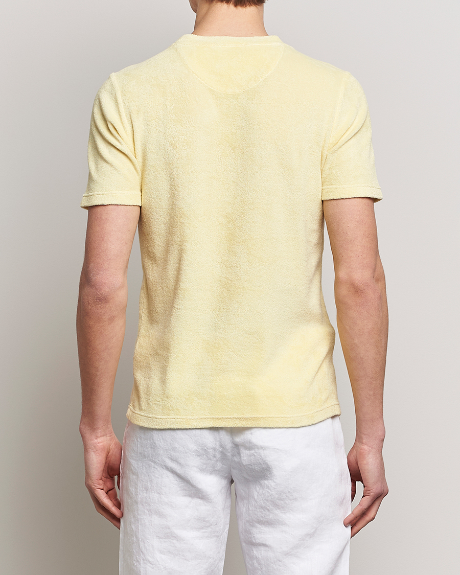 Hombres | Camisetas | Gran Sasso | Cotton Terry Tee Yellow
