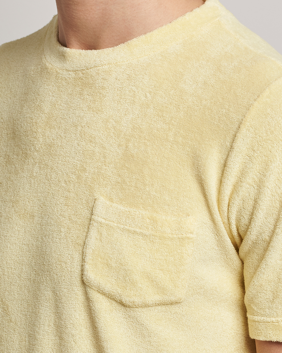 Hombres | Camisetas | Gran Sasso | Cotton Terry Tee Yellow