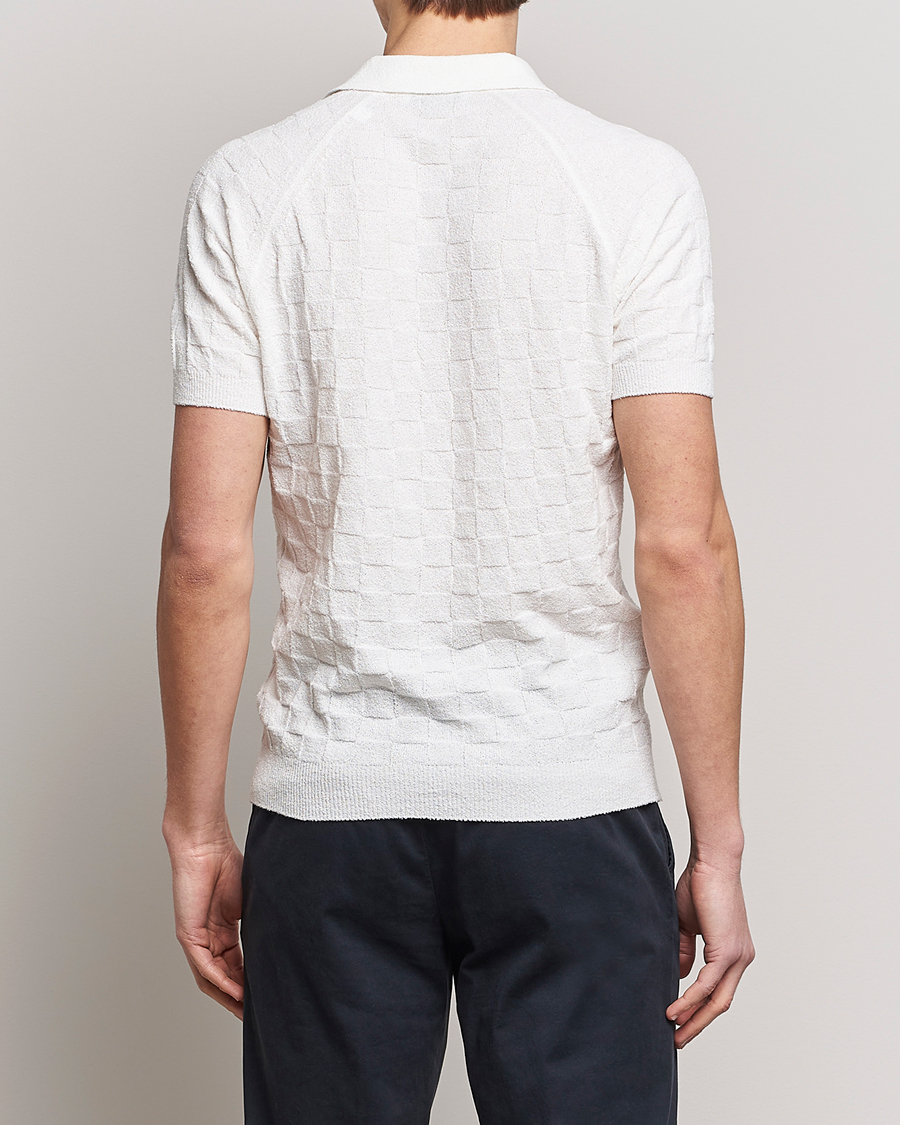 Hombres | Polos | Gran Sasso | Structured Terry Polo White