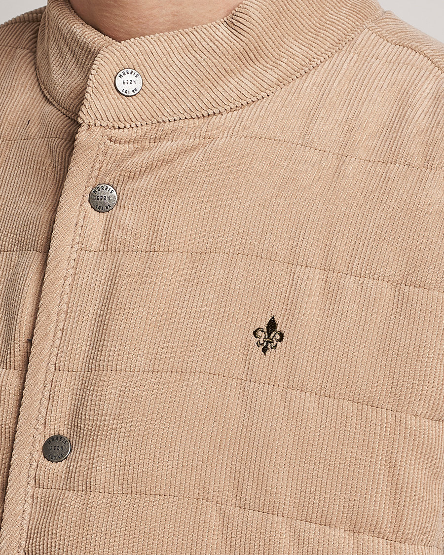 Hombres | Chalecos | Morris | Woburn Baby Cord Vest Beige