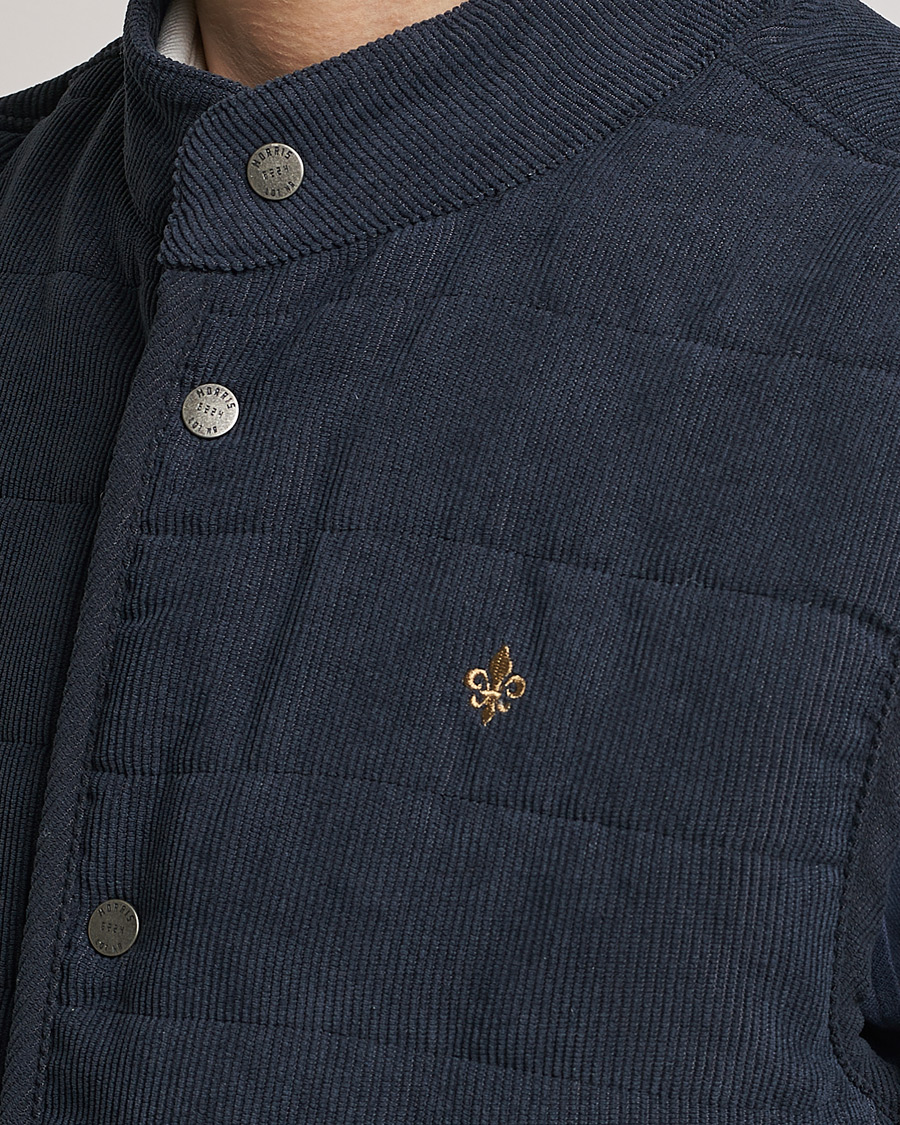 Hombres | Chalecos | Morris | Woburn Baby Cord Vest Blue