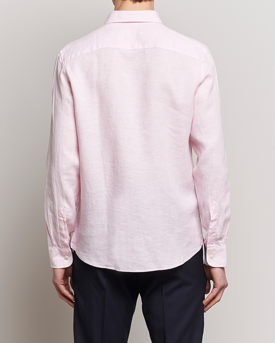 Hombres | Camisas | Morris | Douglas Linen Button Down Shirt Pink
