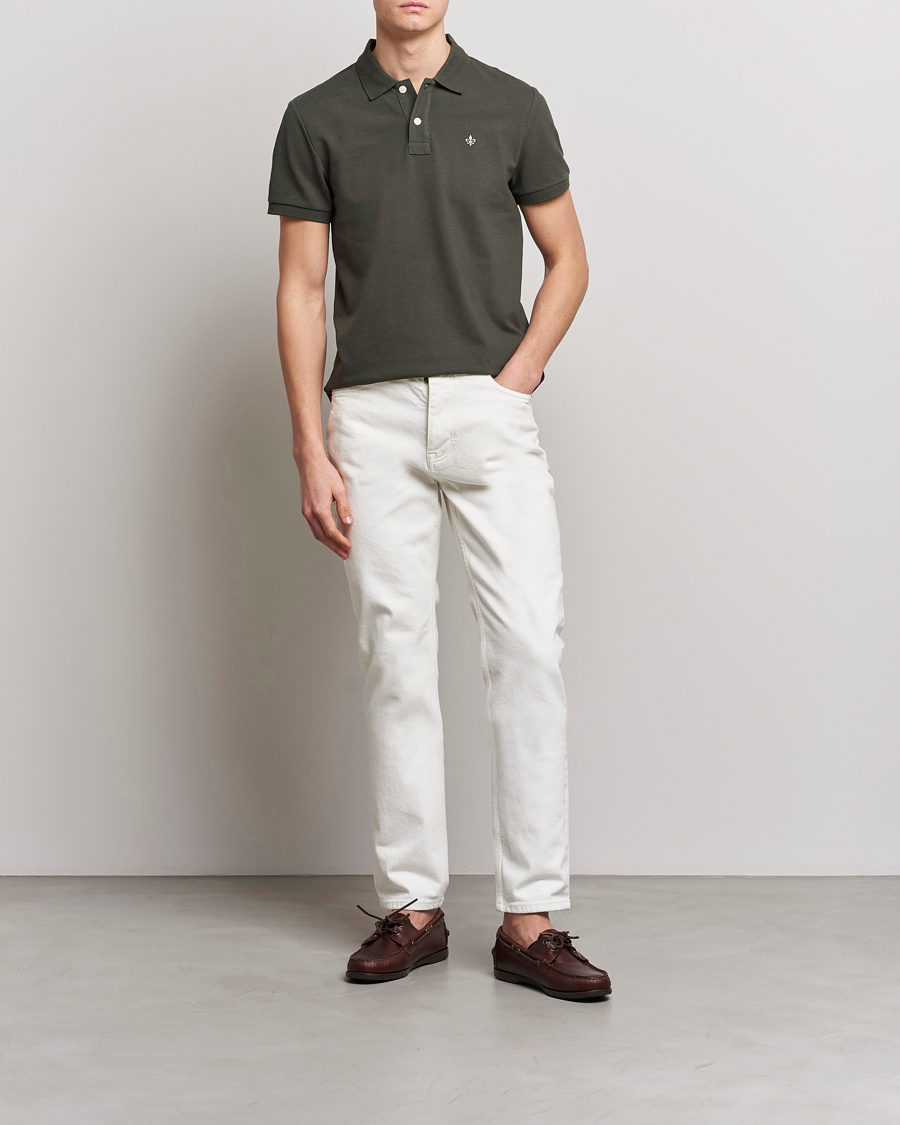Hombres | Polos | Morris | New Pique Dark Green