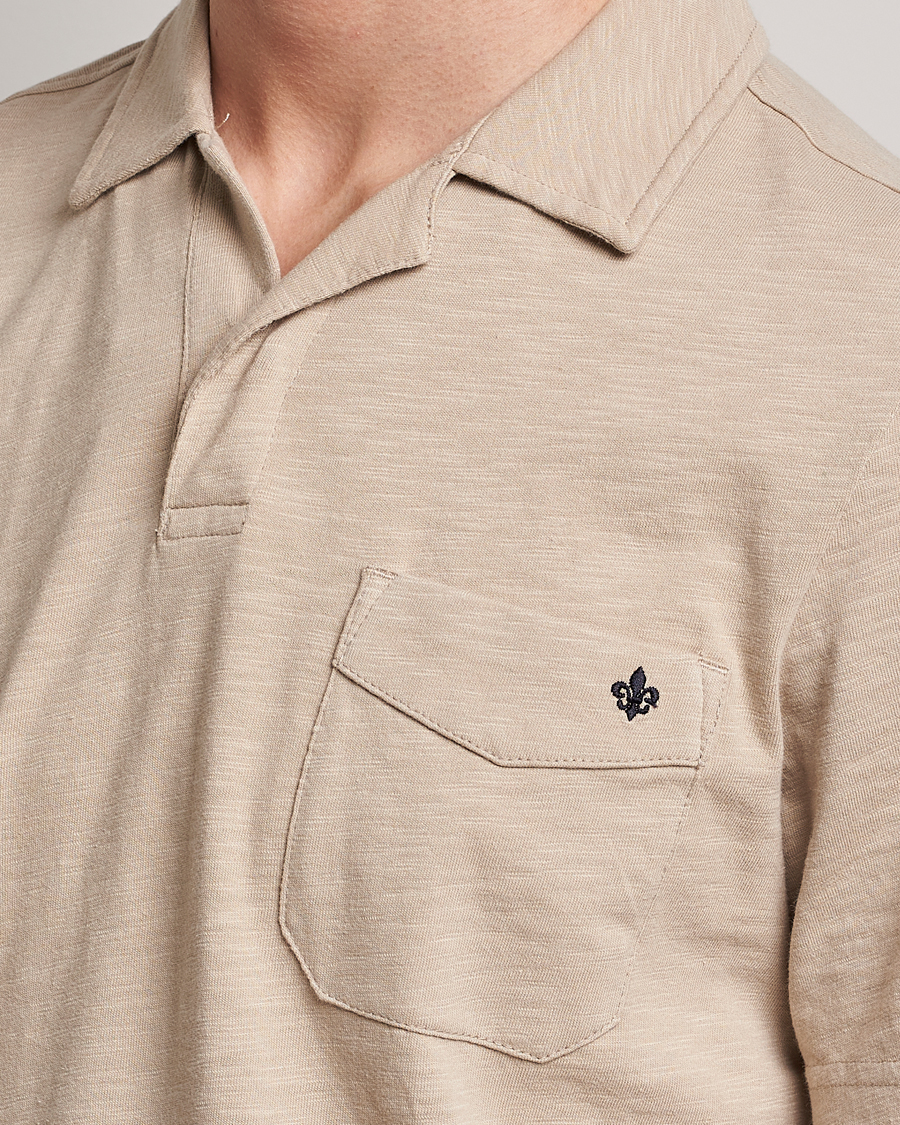 Hombres | Polos | Morris | Clopton Cotton Blend Polo Khaki
