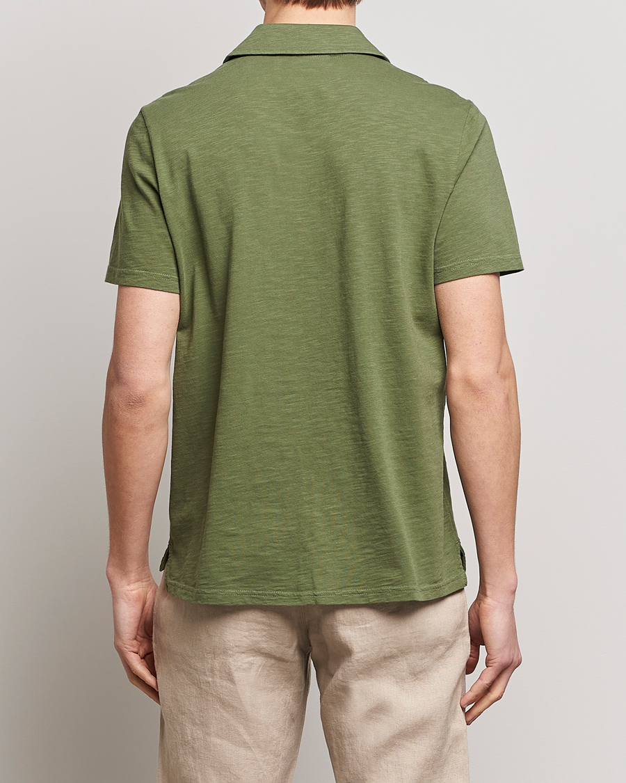 Hombres | Polos | Morris | Clopton Cotton Blend Polo Sage Green