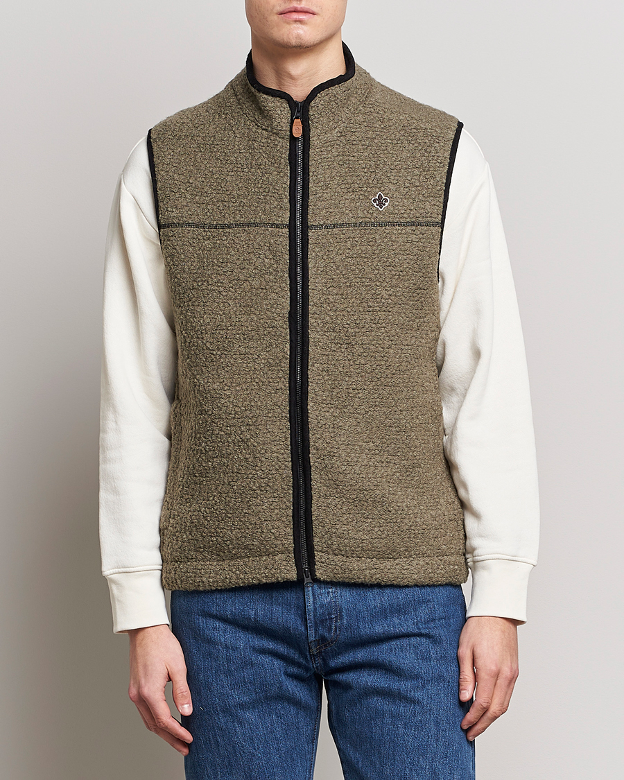 Hombres | Chalecos | Morris | Whitfield Pile Vest Green