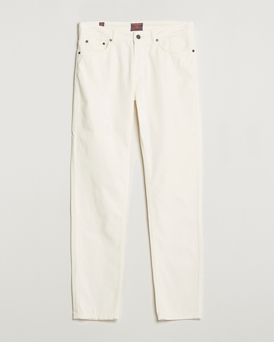 Hombres | Pantalones | Morris | James Structured 5-Pocket Trousers White
