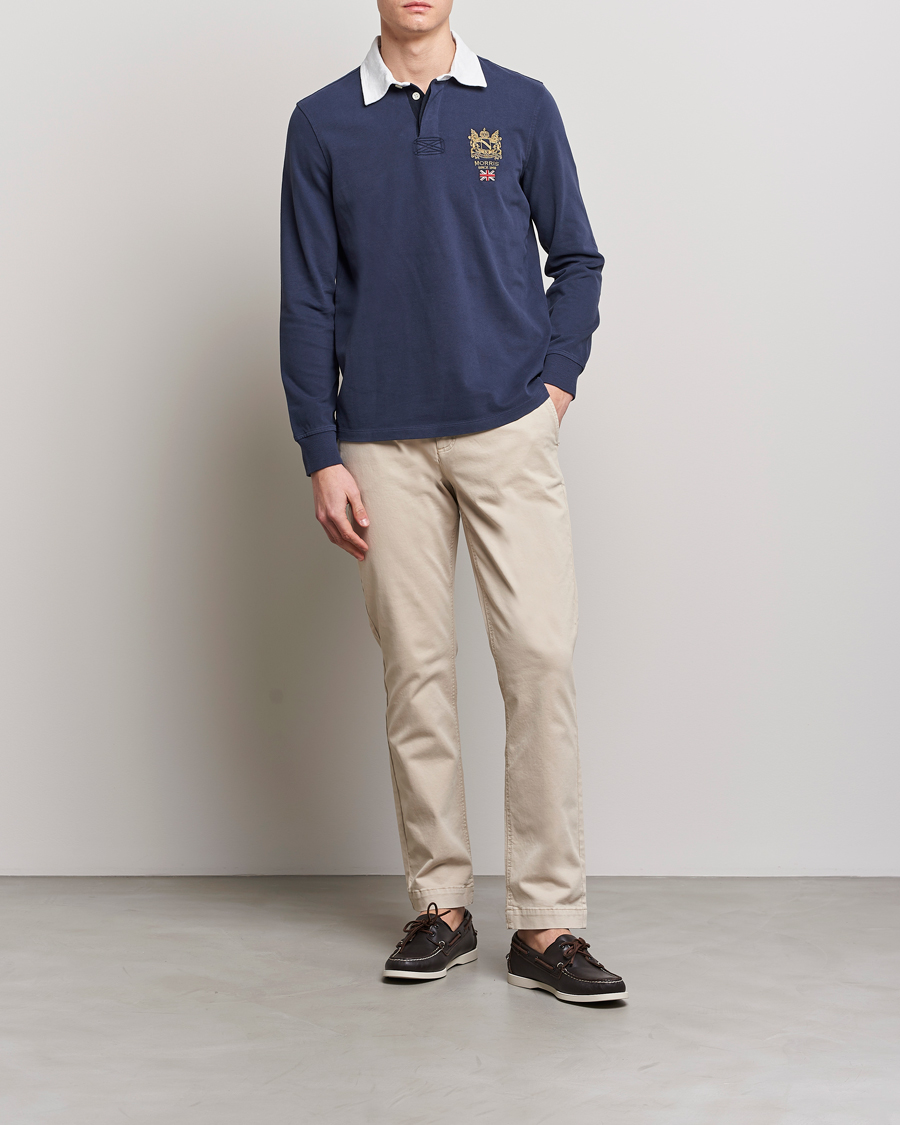 Hombres | Pantalones | Morris | Jeffrey Brushed Chinos Khaki