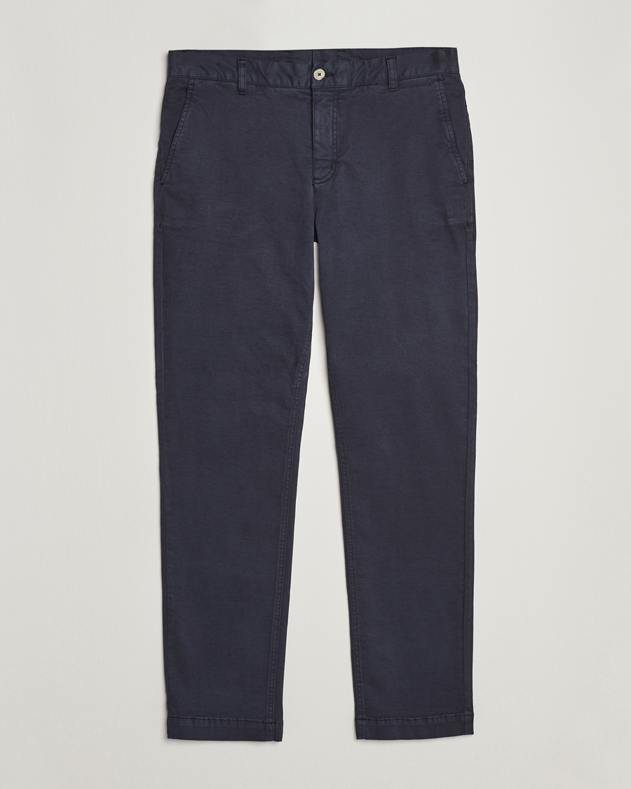 Hombres | Pantalones | Morris | Jeffrey Brushed Chinos Blue