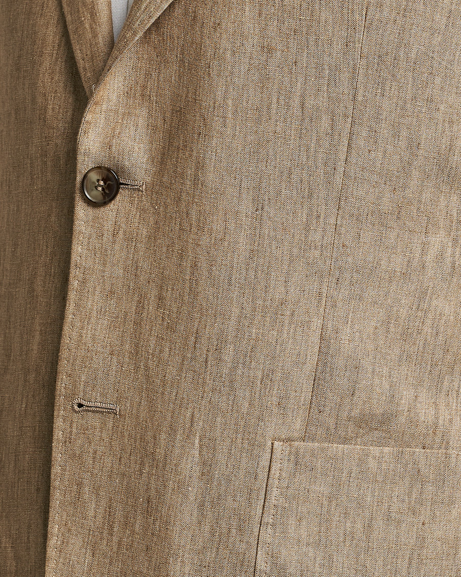 Hombres | Blazers | Morris | Archie Linen Suit Blazer Khaki