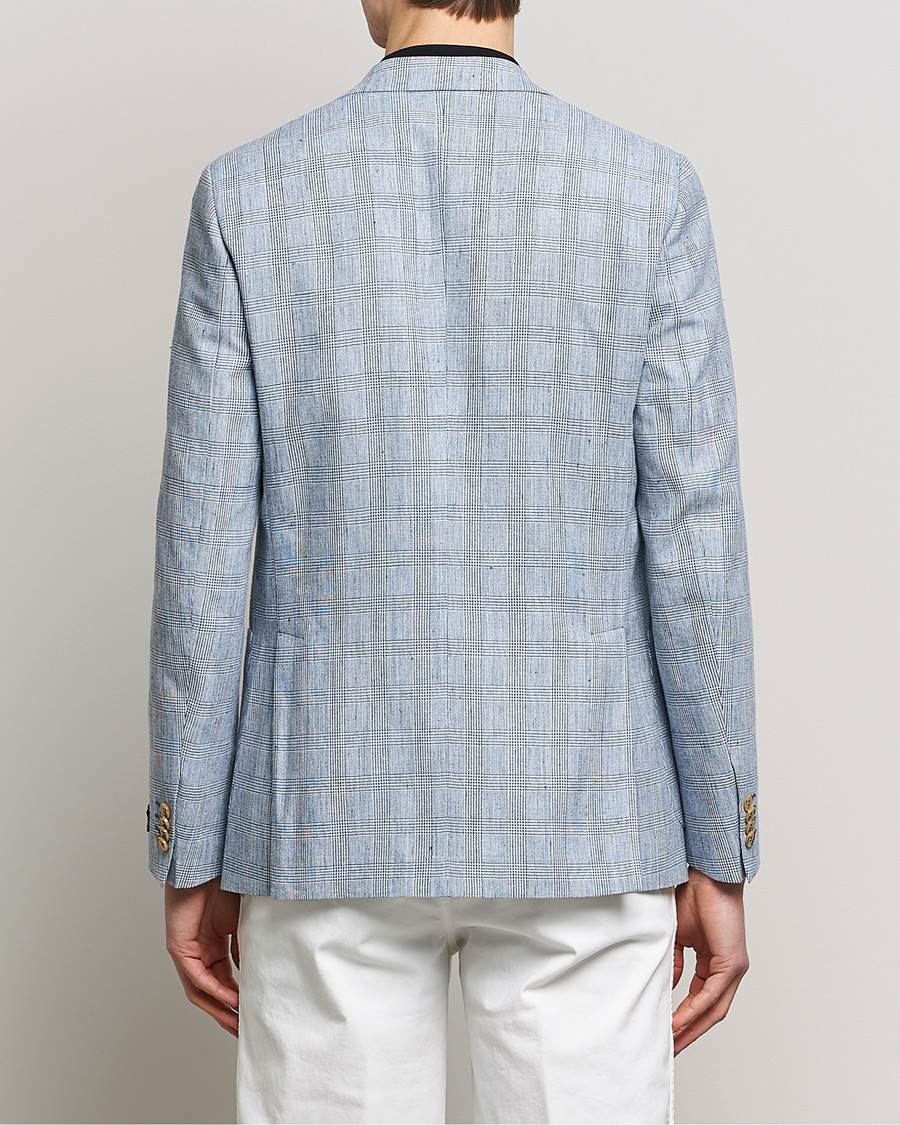 Hombres | Blazers | Morris | Archie Glencheck Cotton Blazer Blue