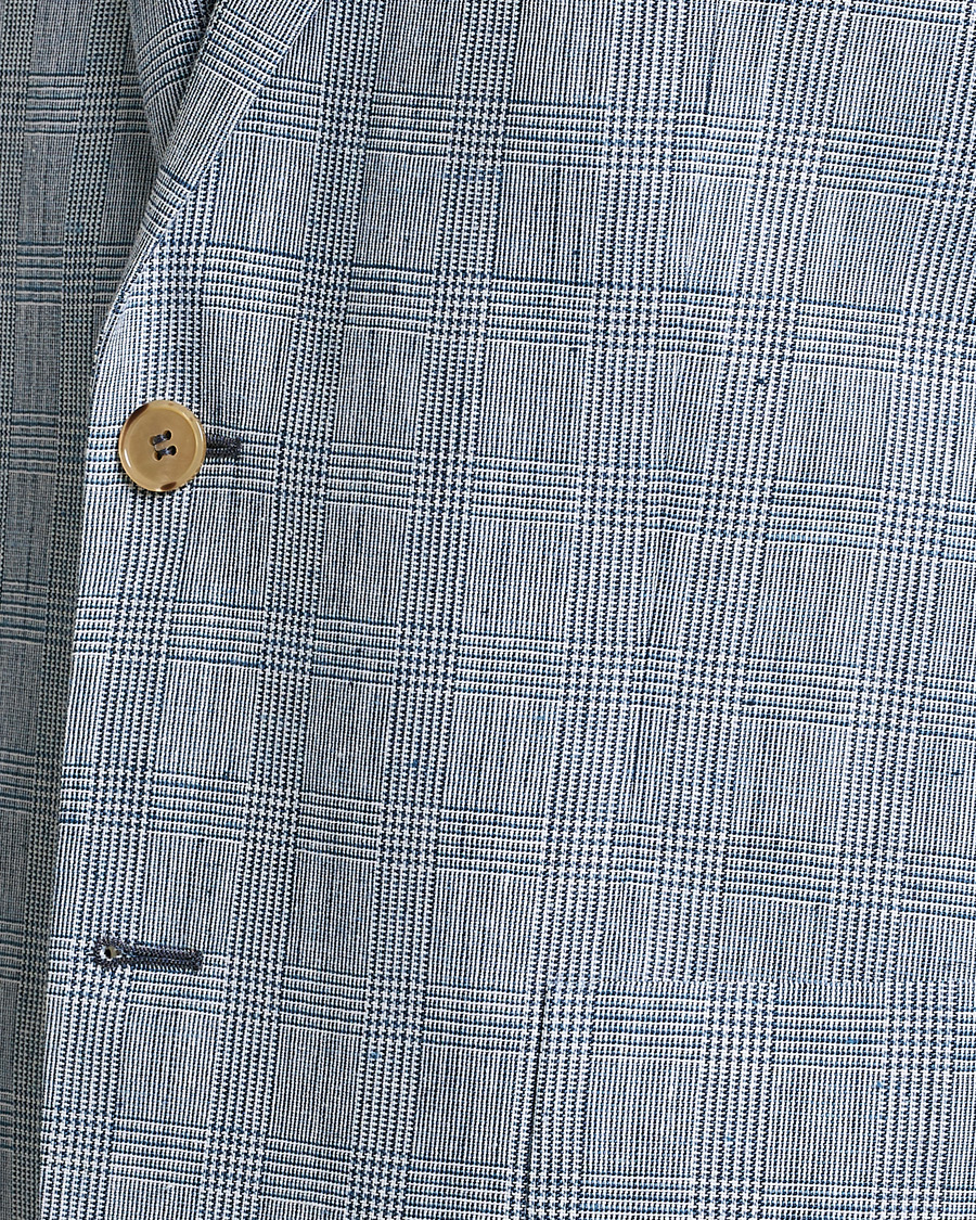 Hombres | Blazers | Morris | Archie Glencheck Cotton Blazer Blue