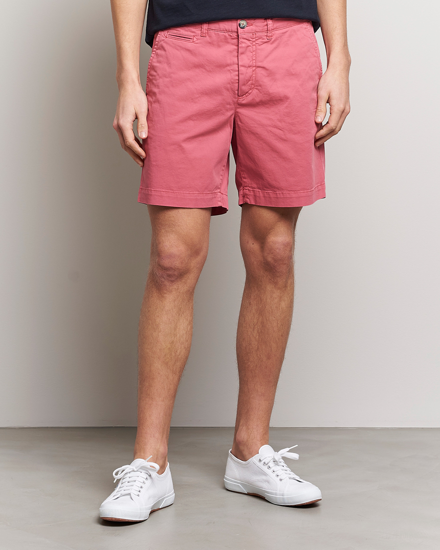 Hombres | Pantalones cortos | Morris | Light Twill Chino Shorts Red