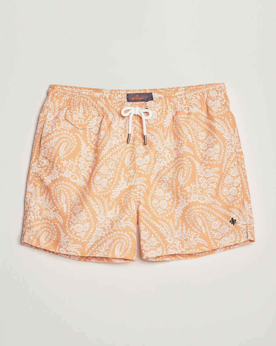 Hombres | Bañadores | Morris | Paisley Bathing Trunks Orange