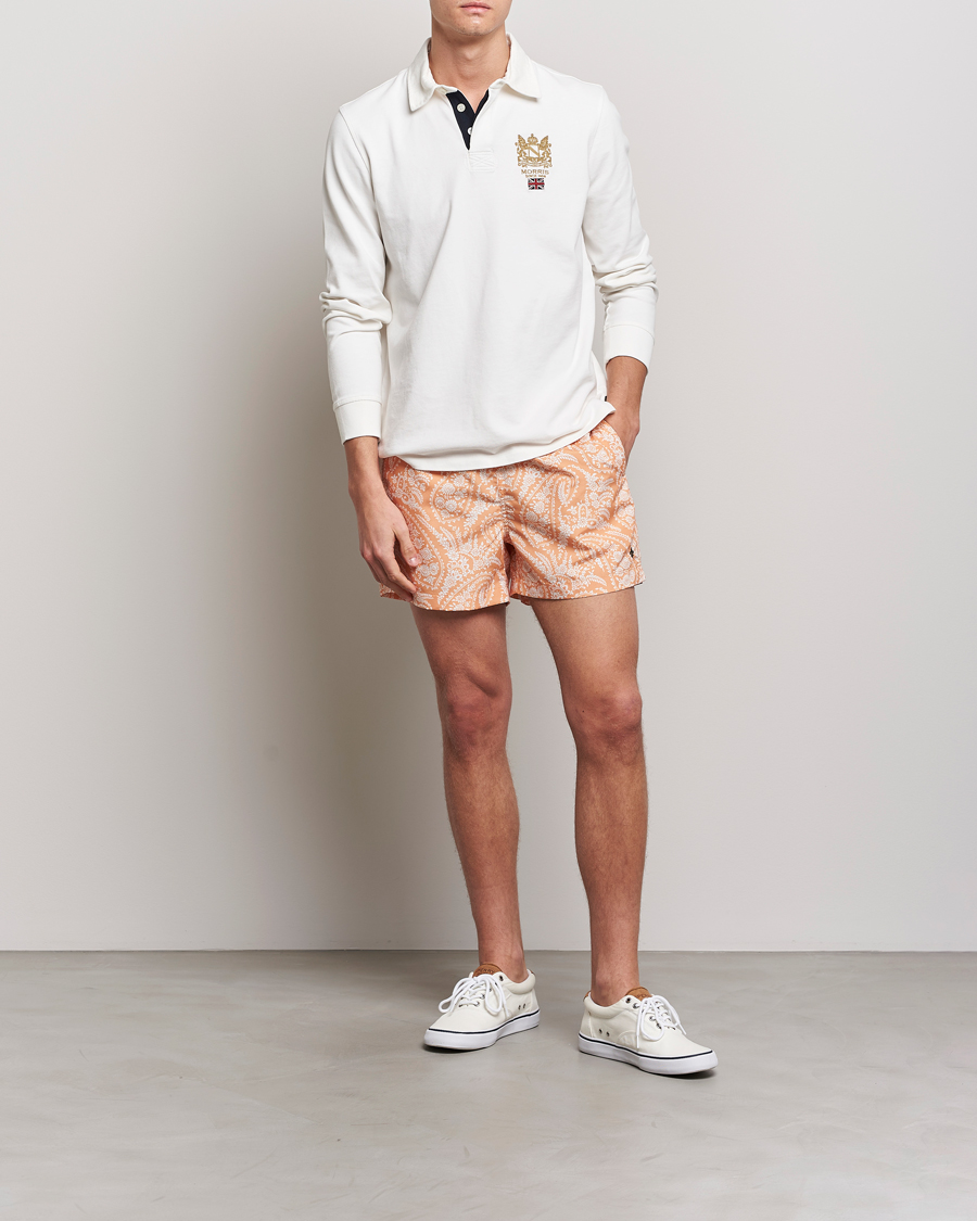 Hombres | Bañadores | Morris | Paisley Bathing Trunks Orange
