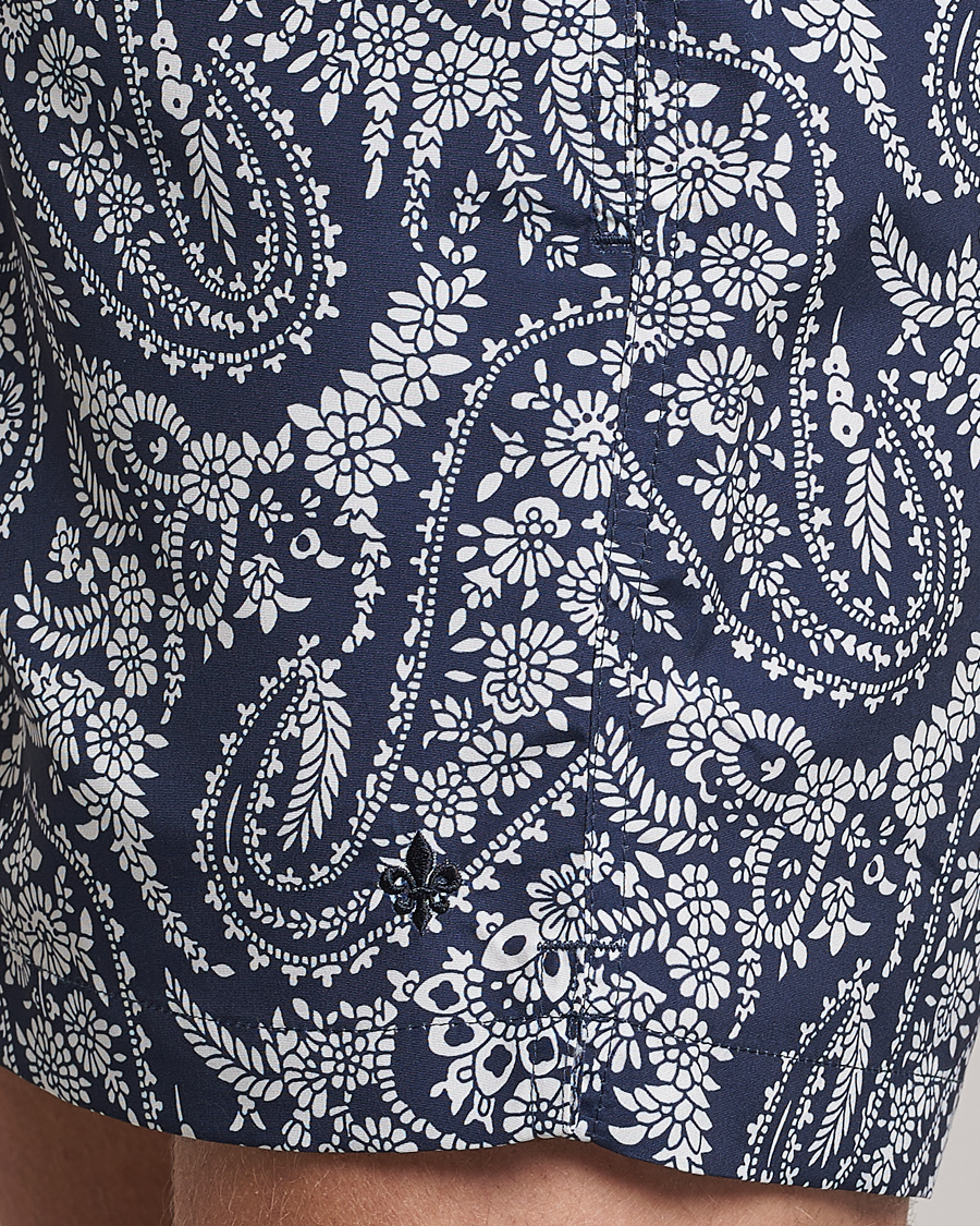 Hombres | Bañadores | Morris | Paisley Bathing Trunks Navy
