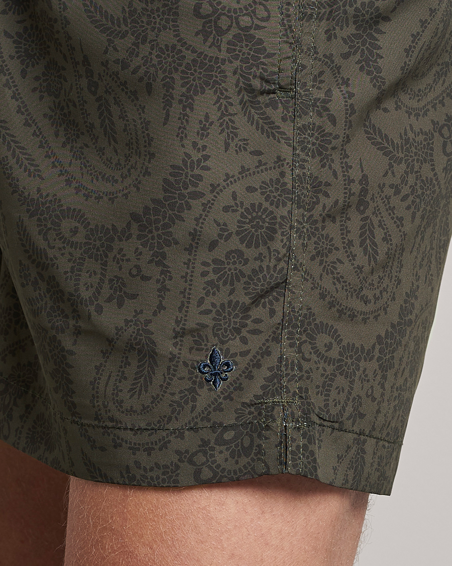 Hombres | Bañadores | Morris | Paisley Bathing Trunks Olive