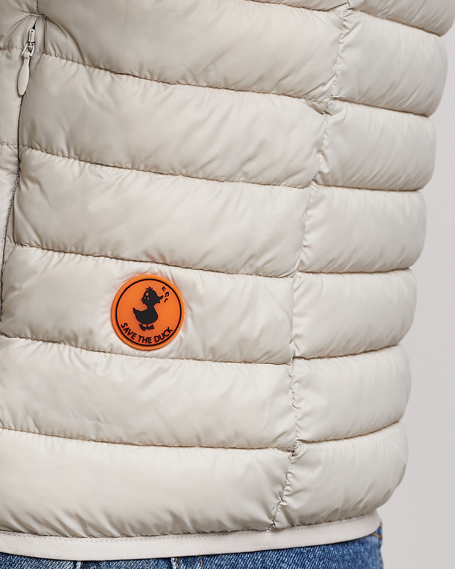 Hombres | Chalecos | Save The Duck | Adamus Lightweight Padded Vest Rainy Beige