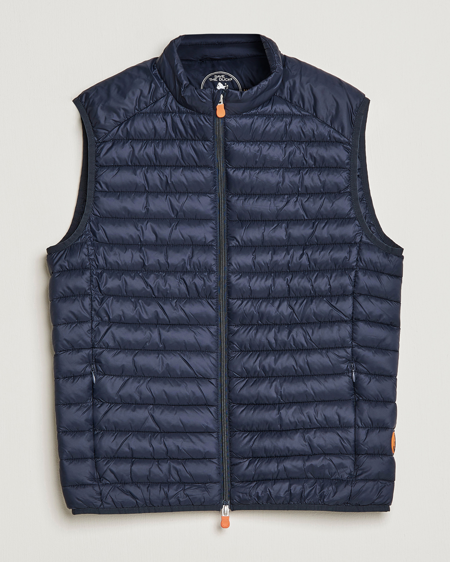 Hombres | Chalecos | Save The Duck | Adamus Lightweight Padded Vest Blue Black